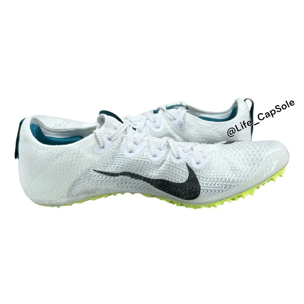 Size‎ 6.5 Nike Zoom Superfly Elite 2 Men's Flyknit White Green Spikes FZ9662-100